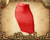 [LPL]  Red Leather Skirt