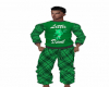 Green lil devil PJ's