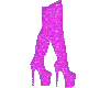 anim.pink glitter boots