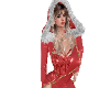 Red Corset Dress w/ Hood