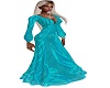 Blue Teal Gown