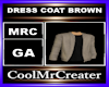 DRESS COAT BROWN