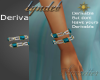 Glam Dia/Aqua Bracelets