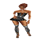 women gladiator black