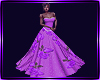 purple rose1gown