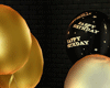 Black Gold Balloons