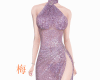 梅 lilac dress