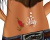 Belly Tatt-Rose
