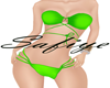 Belle Bikini Green