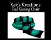Teal Kissing Chair