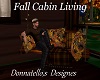 fall cabin home swing