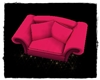 Hot Pink Black Couch