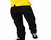 Fitted Black Pants Male