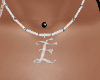 Necklace Letter E