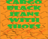 cargo black jeans