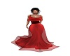 Ladys Red Gown