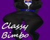 Classy Bowtie Blue Bimbo