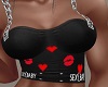 +KISS ME TOP RED+