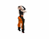 orange black pants rl