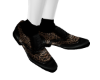 Leopard Wingtip Shoes