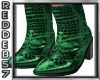 Emerald SnakeSkin Boots