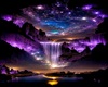 Purple Waterfall Couch