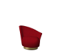 Animated Red Kiss Chair