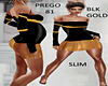 Prego ~ 81 Bk& Gold Slim