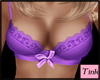 basic purple bra