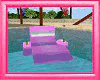 *L* pink pool float