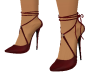 burgandy heels