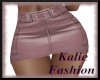 K-Pink Leather skirt RL