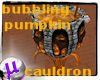 witches pumpkin cauldron