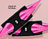 !!D Ankle Spike Hot Pink