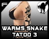 Warmes Snake Tattoo 3 F