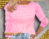 <P>Sweater I Pink Polka