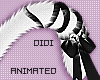 !!D Cute Cat Tail Black