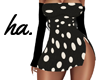 ha. Black Polka Dot Mini