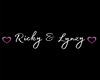 RICKY & LYNZY ROOM SIGN