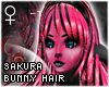 !T Sakura bunny hair