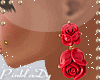 <P>Red Rose Earrings