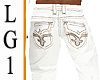 LG1 Swag White Jeans
