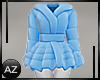 *az*Snow me blue coat