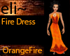 eli~ Dress OrangeFire