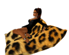cheetah chillout pillow
