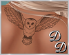Owl Back Tattoo