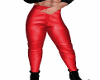 red lether pants