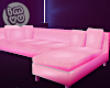 Pink Club Sofa