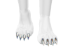 Chrome Furry feet