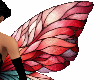 pink and red wings